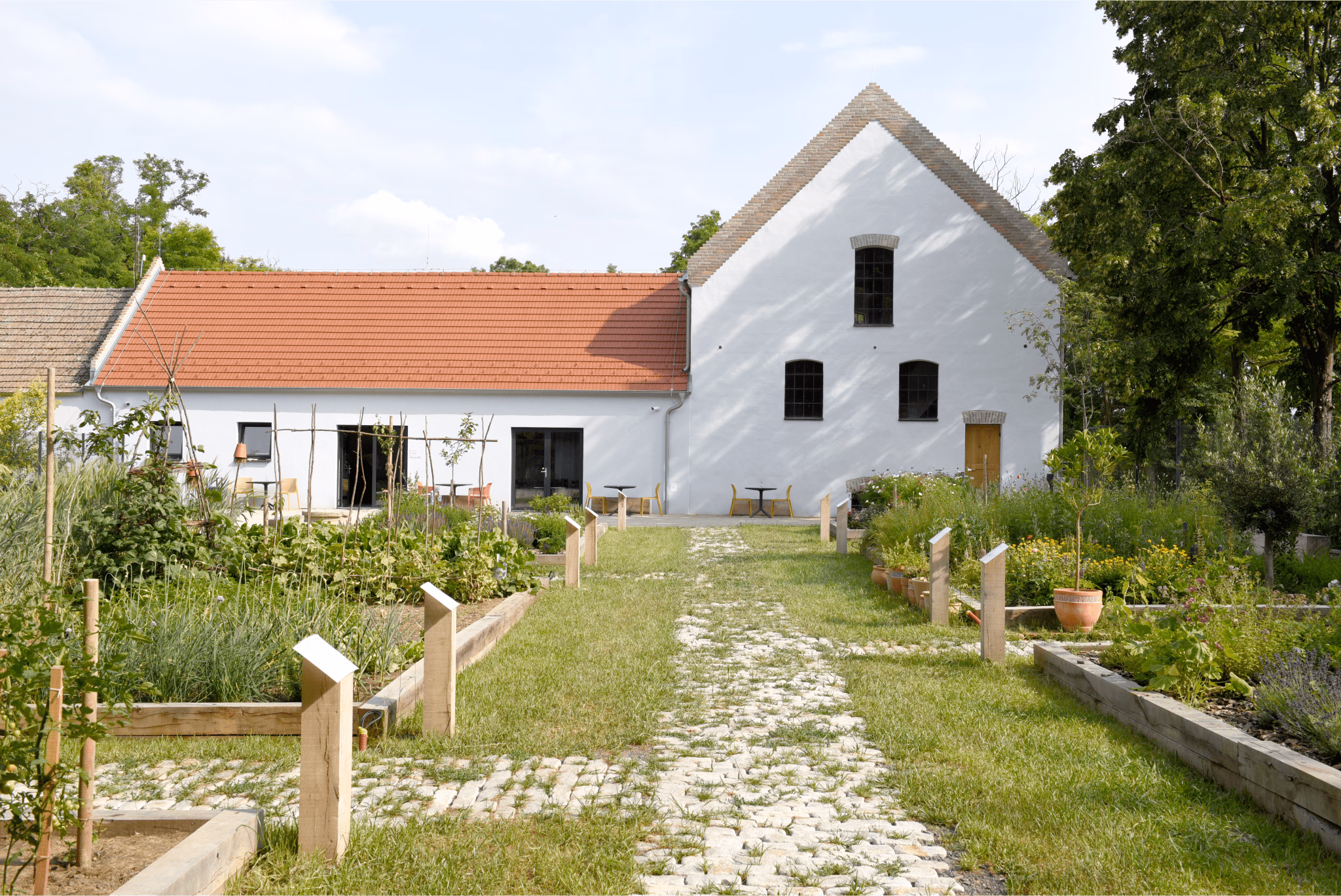 Budova archeoparku v obci Cífer-Pác